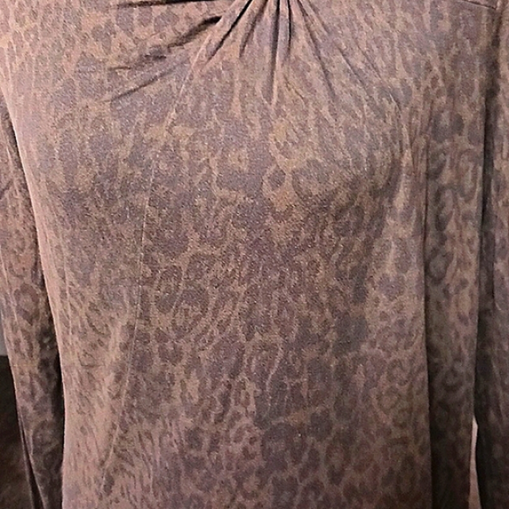 XCVI WOMEN'S BROWN TOP SIZE MEDIUM - Picture 2 of 10